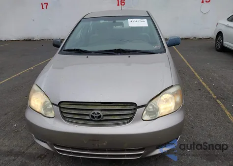 2003 Toyota Corolla Ce from USA, damaged, VIN 1NXBR32E03Z143788